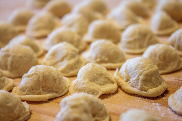 Homemade Southern Italian typical pasta 
