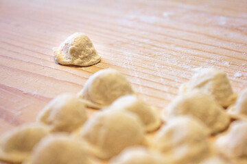 Homemade Southern Italian typical pasta 