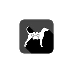 Dog Logo. Animal logo isolated on white background