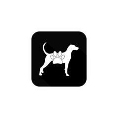 Dog Logo. Animal logo isolated on white background