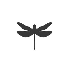Dragonfly logo template vector icon illustration design
