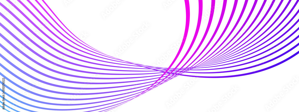 Fototapete Cover design. Design template. Creative backgrounds with abstract gradient wave lines for creating trendy banner, poster