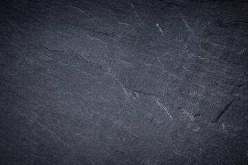 Dark grey and black slate background or texture