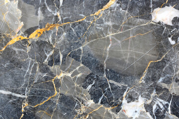 Gold and white Patterned natural of dark gray marble pattern (Gold Russia) for design. © ImagineDesign