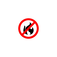 prohibition sign icon set vector symbol
