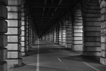 Jolie perspective du pont de Bercy.