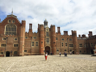 Hampton Court palace in Richmond, England, United Kingdom