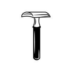 T-shape razor, cutout icon with transparent background. Cutout silhouette men's shaving machine. T-shape razor, accessories for shaving. Vector illustration