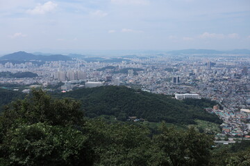 View from Jisan Amusement Park in Gwangju