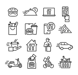 Food Delivery Icons