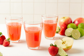 juice and fruits