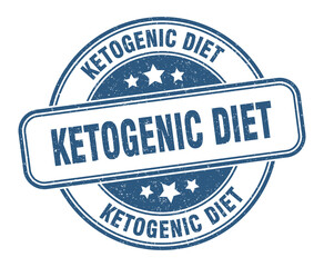 ketogenic diet stamp. ketogenic diet label. round grunge sign