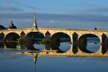 Naklejka na ściany i meble pont Loire France