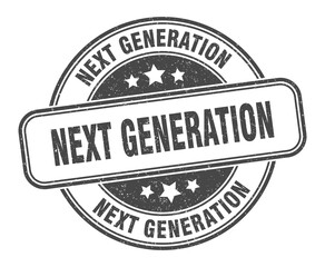 Fototapeta premium next generation stamp. next generation label. round grunge sign