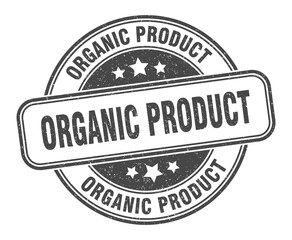 organic product stamp. organic product label. round grunge sign
