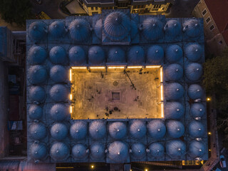 Turkey aerial drone high point view