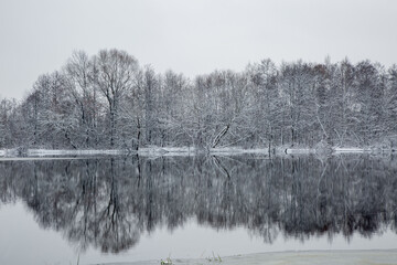 river in winter