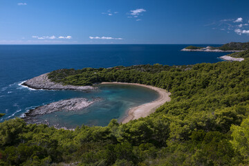 Fototapeta premium Mala Saplunara, otok Mljet, Hrvatska