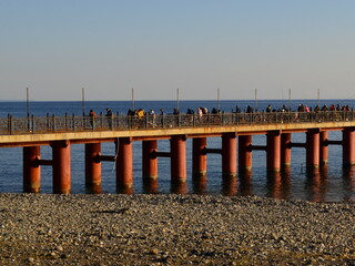 pier on the beach