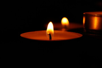 candle in the dark