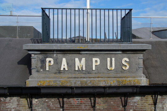 Entrance fortress island Pampus