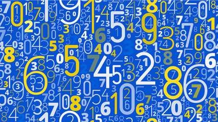 Number seamless texture © iuneWind