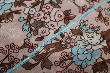 fabric with flowers