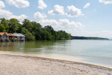 The Ammersee in Bavaria, Germany