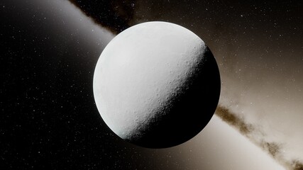 Planet with numerous prominent ring system © ANDREI