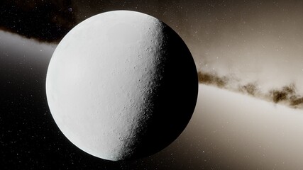 Planet with numerous prominent ring system © ANDREI