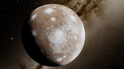 Planet with numerous prominent ring system © ANDREI