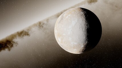 Planet with numerous prominent ring system © ANDREI