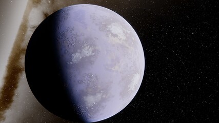 Planet with numerous prominent ring system © ANDREI