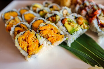 Vegetarian Sweet Potato Sushi