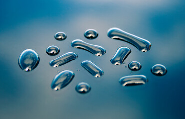 water in mirror