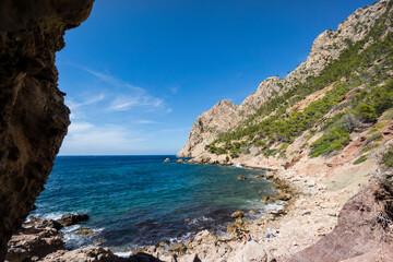 Cala Baset, Sa Trapa, Andratx, sierra de Tramuntana,  mallorca, Balearic islands, Spain, Europe