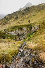 Uelhs de Pomero, Artiga de Lin, valle de Aran, cordillera de los Pirineos, lleida, Catalunya, ...