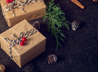 Christmas, winter, new year concept.