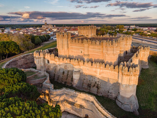 Coca castle, XV century, Gothic-Mudejar, Coca, Segovia province, Spain