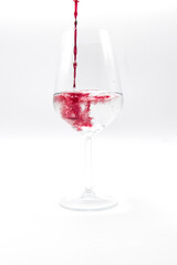 vino acqua bicchiere goccia vino rosso bere vino calice 