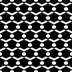 Naklejka premium Seamless pattern. Geometric ornate. Chevrons, hexagons ornament. Curves, polygons backdrop. Folk wallpaper. Ethnic background. Tribal motif. Digital paper, textile print, web design, abstract.