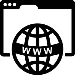 
Domain searching vector in illustration design.
