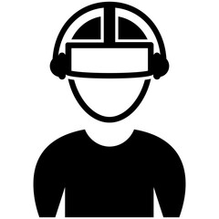 
Oculus vr glasses vector design
