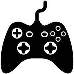 
Solid video gamepad vector design 
