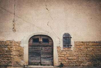 porte de grange ancienne en bois