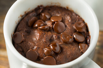 Homemade Chocolate Microwave Mug Brownie