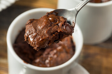 Homemade Chocolate Microwave Mug Brownie