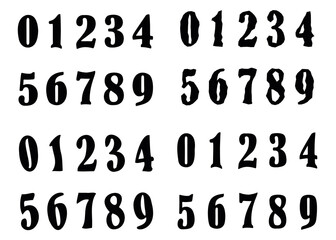 A set of numbers from 1 to 10.