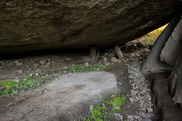 Cave in the Natural Area of Los Barruecos.