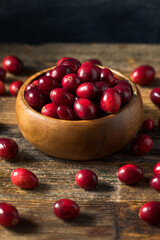 Raw Red Organic Cranberries